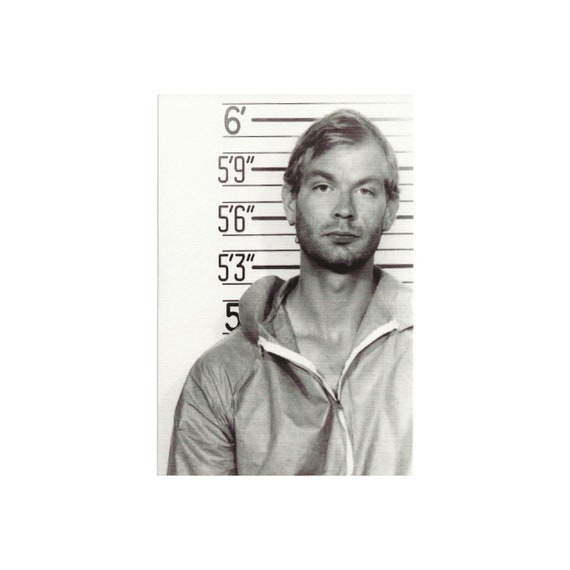 Very Cool Serial Killer Postcard Jeffrey Dahmer Postcard the Etsy