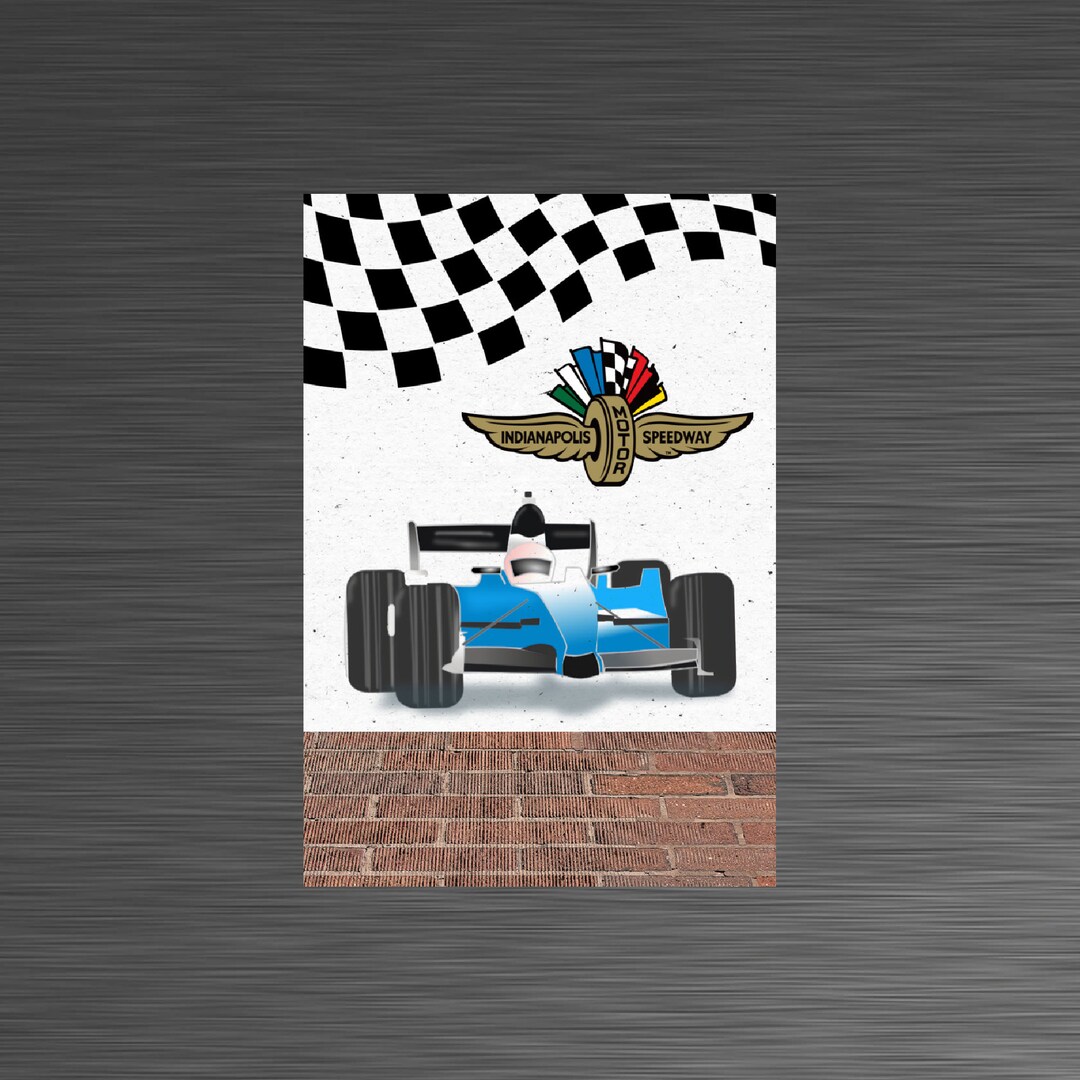 The Indianapolis 500 Postcard, Indianapolis Motor Speedway Postcard ...