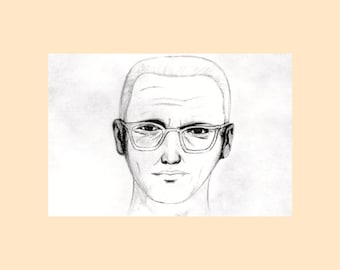 True Crime Postcards, The Zodiac Killer Postcard, The Serial Killer Series Postcards