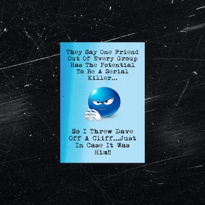 Awesome Humorous Postcard, Dark Humor Postcard, Postcrossing, Snail Mail, Postcard Art, Naughty Humor, Funny Postcards