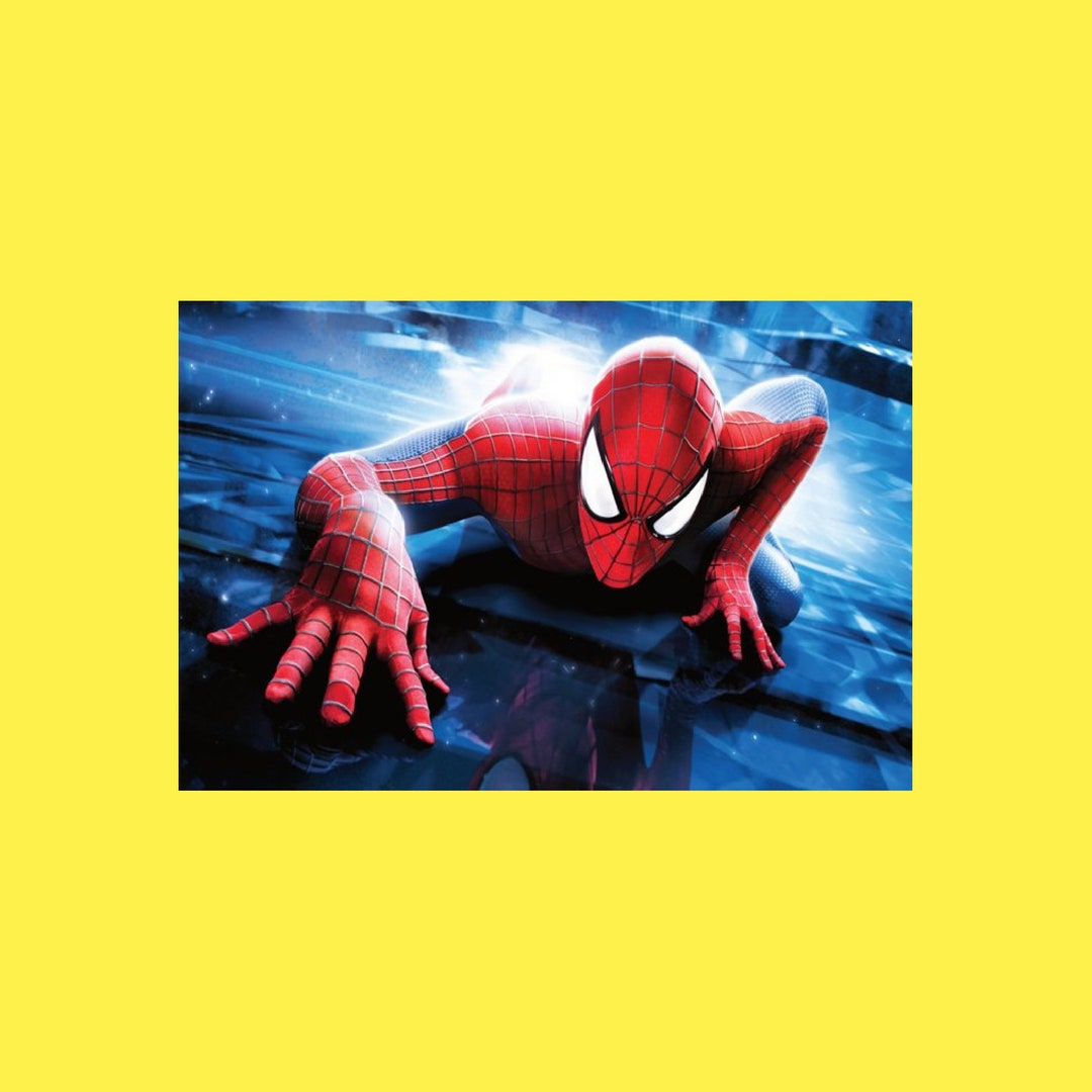 Iconic Superhero Postcard Spiderman Postcard Peter Parker Etsy