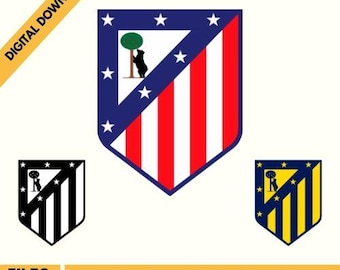 Atletico Madrid Logo, La Liga (svg, png, eps, pdf, ai) (Digital Download)