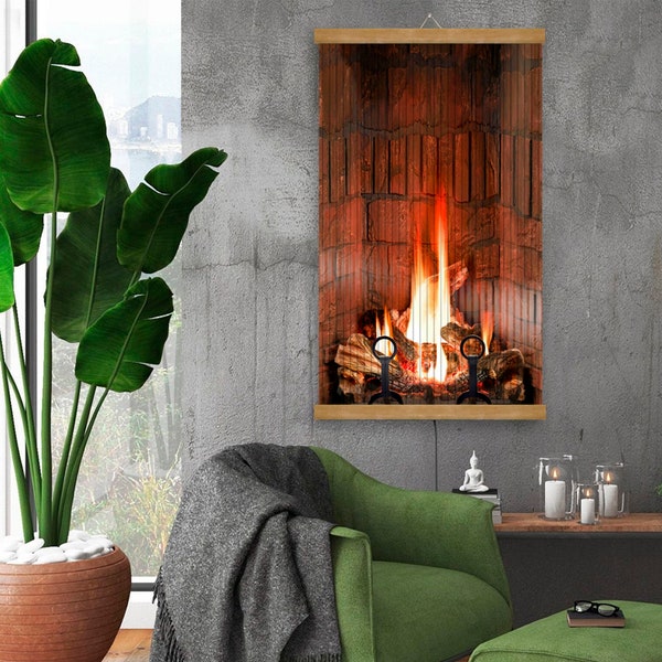Wall Hung Electric Heater 'Kamin 3D' - Fast and quiet heating - Portable wall Heater - Infared heater