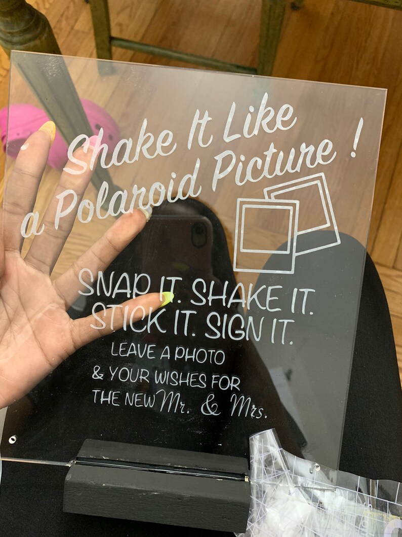 Shake it like a polaroid picture etsy