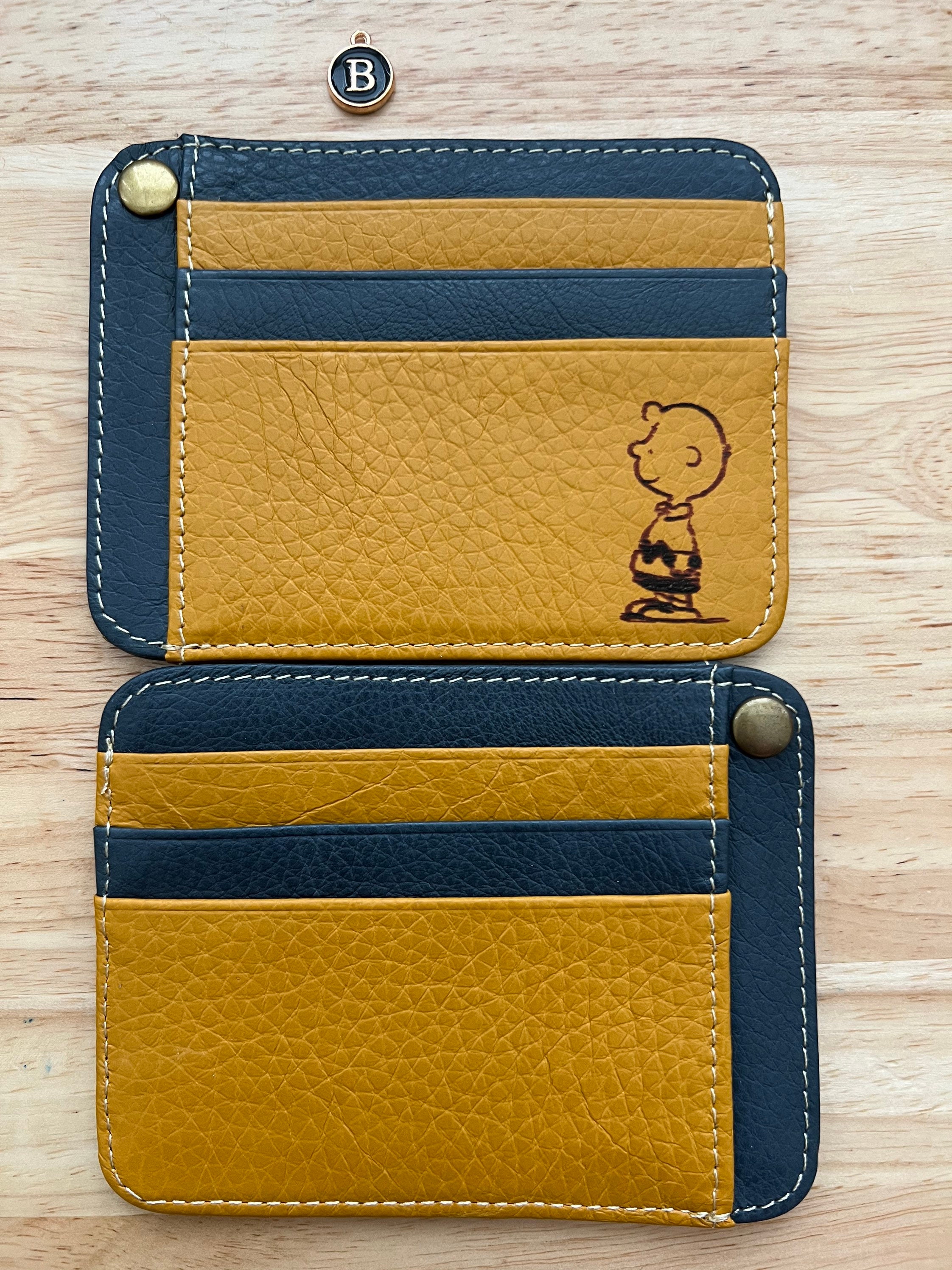 Peanuts Snoopy Genuine Leather Wallet Card Holder New Style