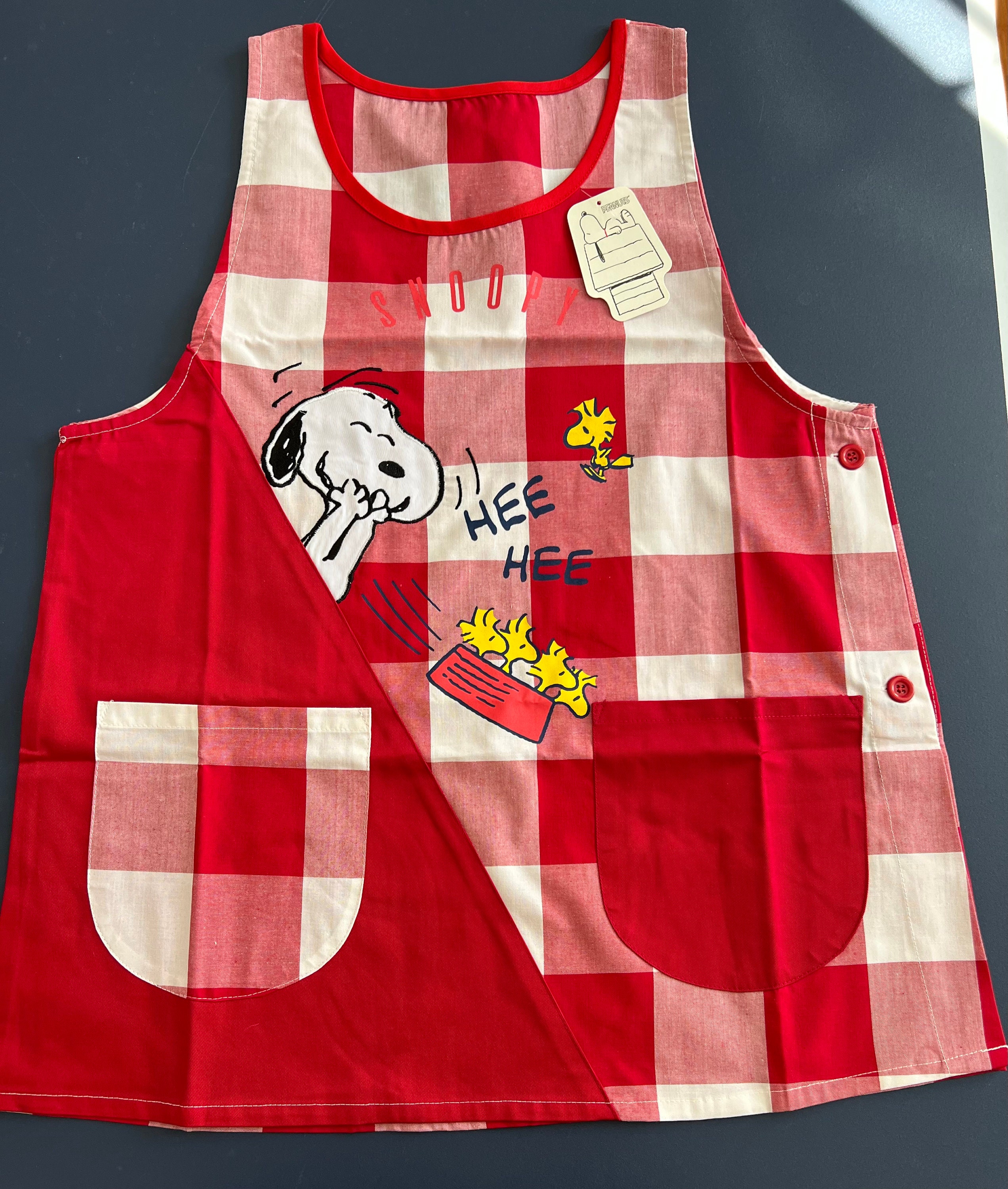 Snoopy Kitchen Apron Women Sleeveless Apron Children's Cartoon