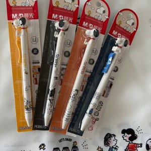 Snoopy Flying Ear Pen, Gel ink, buy one pen get one free refill