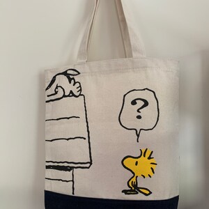 Snoopy and Woodstock Organic Cotton Tote