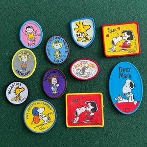 Peanuts/ Snoopy sew on patches