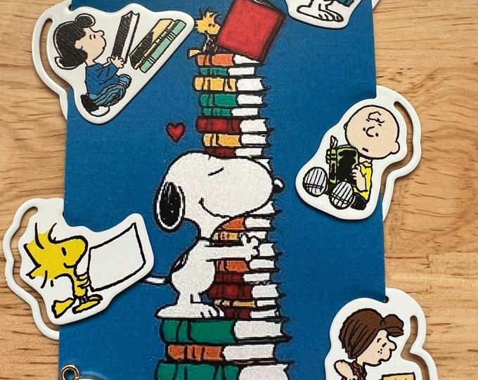 Dog and Bird Original Watercolor Bookmark, Peanuts Artwork, Snoopy ...