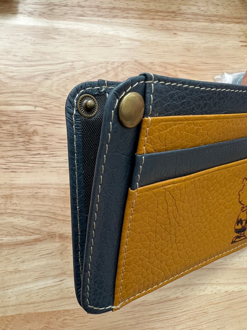 Peanuts/ Snoopy Genuine Leather Wallet/ Card Holder New Style Etsy