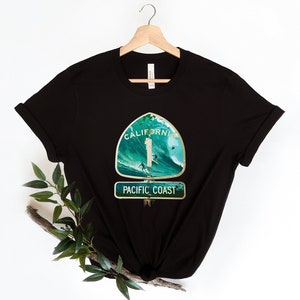 Cailfornia Pacific Coast Shirt, Vacation Shirt, Gift for Mom, Gift for Her, Pretty Scenery Shirt, Surfing Shirt, California Shirt, Beach Tee