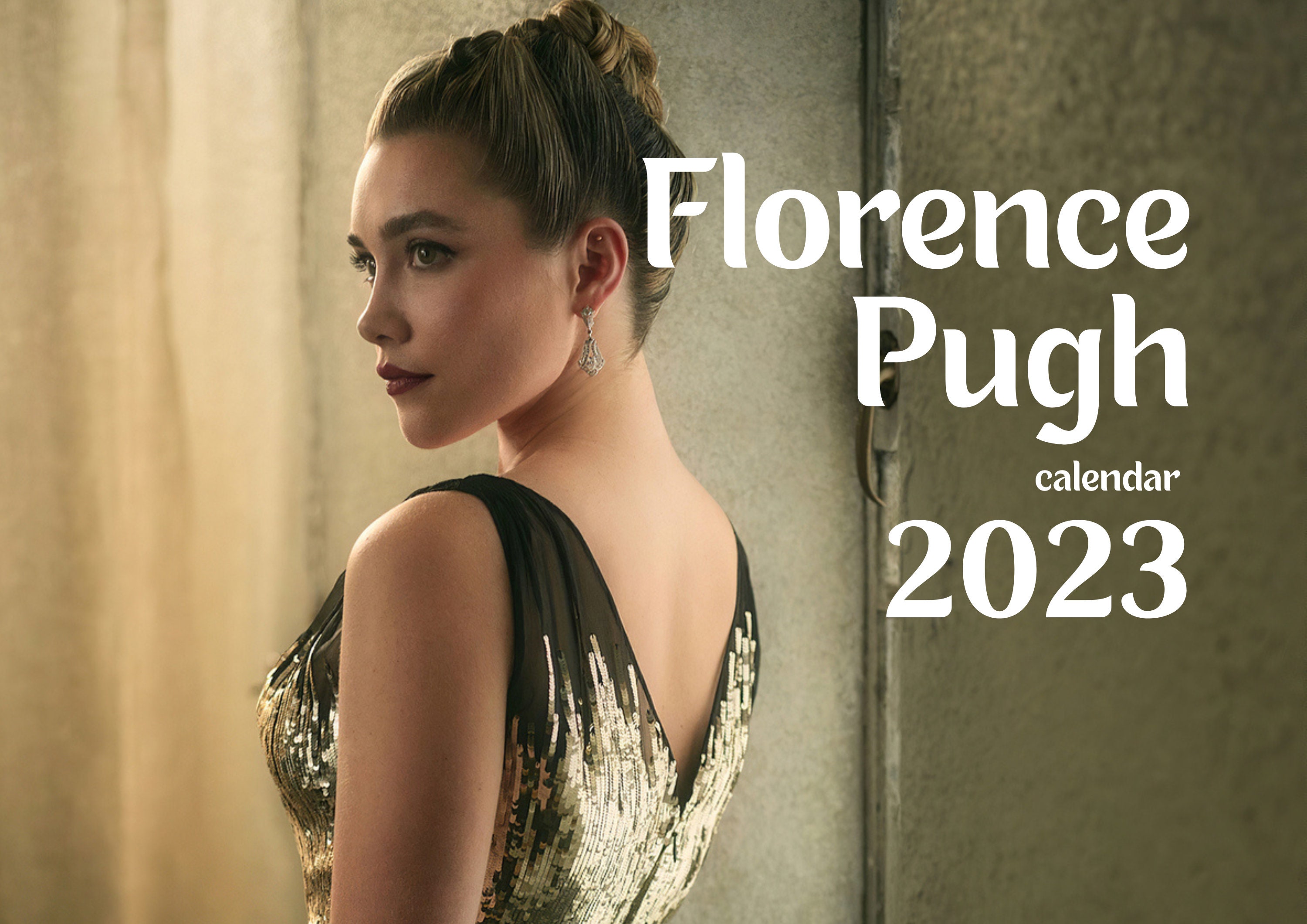 Florence Pugh 2023 Calendar Printable Etsy Ireland