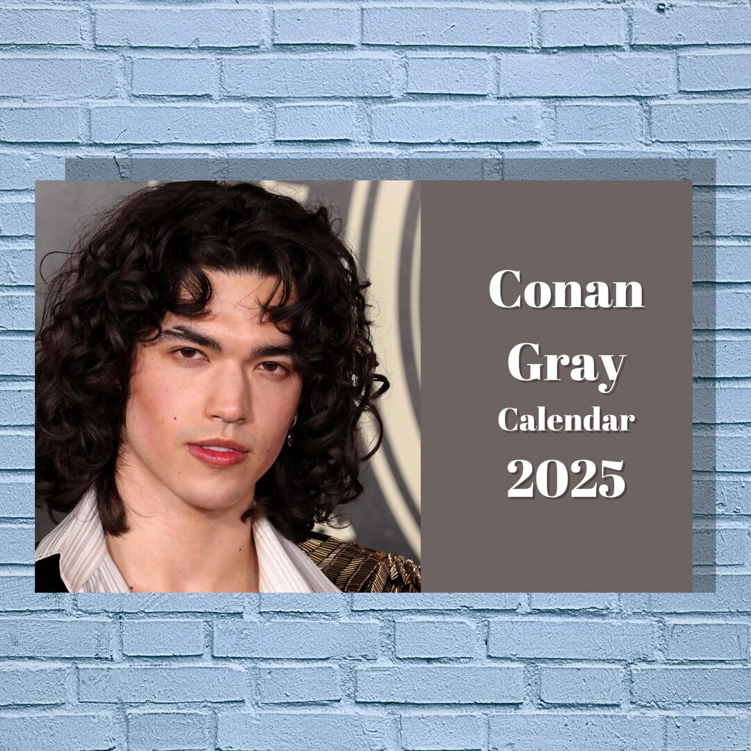 Conan Gray 2025 Calendar Etsy Conan Gray 2025 Calendar Etsy
