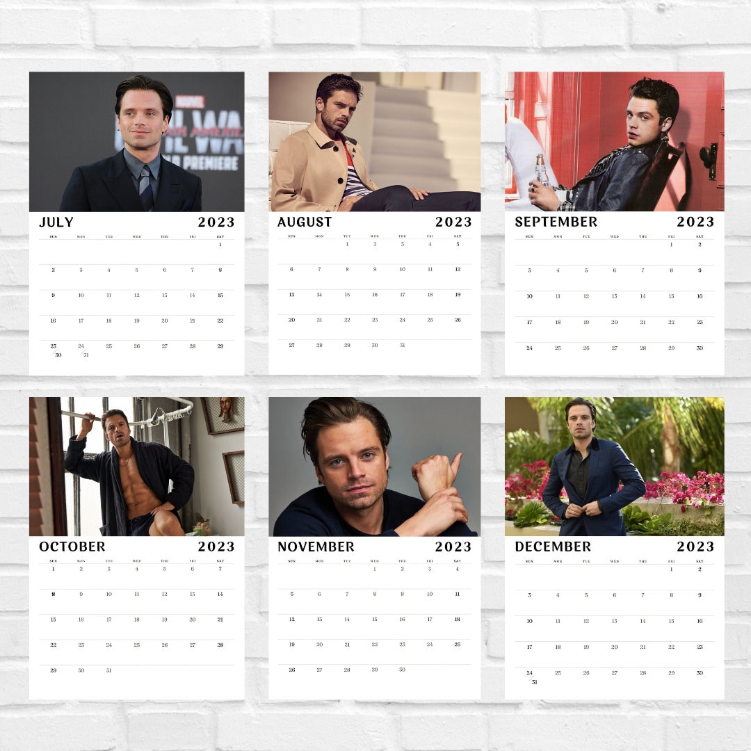 Sebastian Stan 2023 Calendar Printable Etsy Sebastian Stan 2023 Calendar Printable Etsy