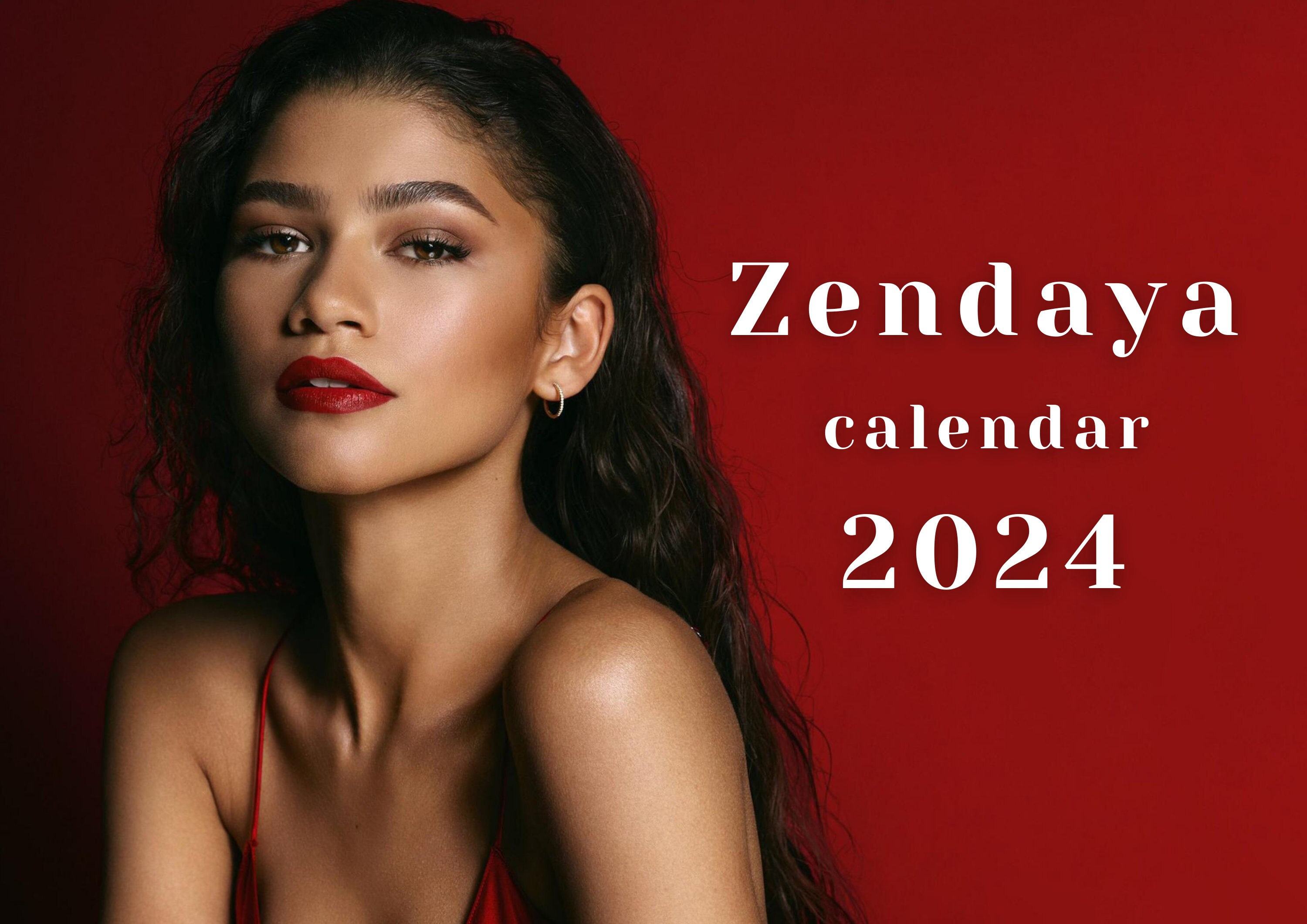 Zendaya 2025 Calendar Printable Etsy