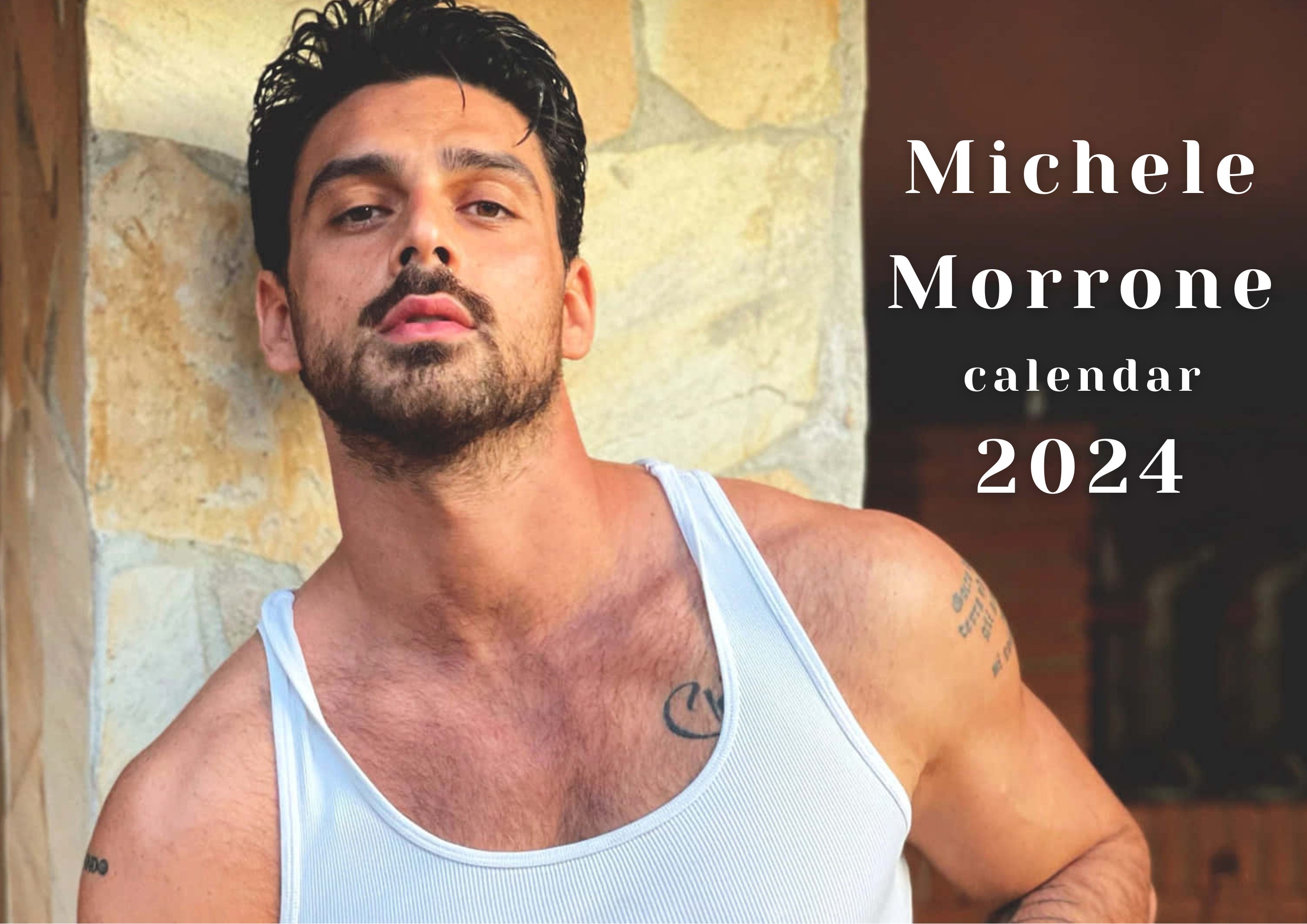 Michele Morrone 2024 Calendar Printable Etsy Canada