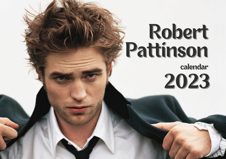 Robert Pattinson 2023 Calendar Etsy