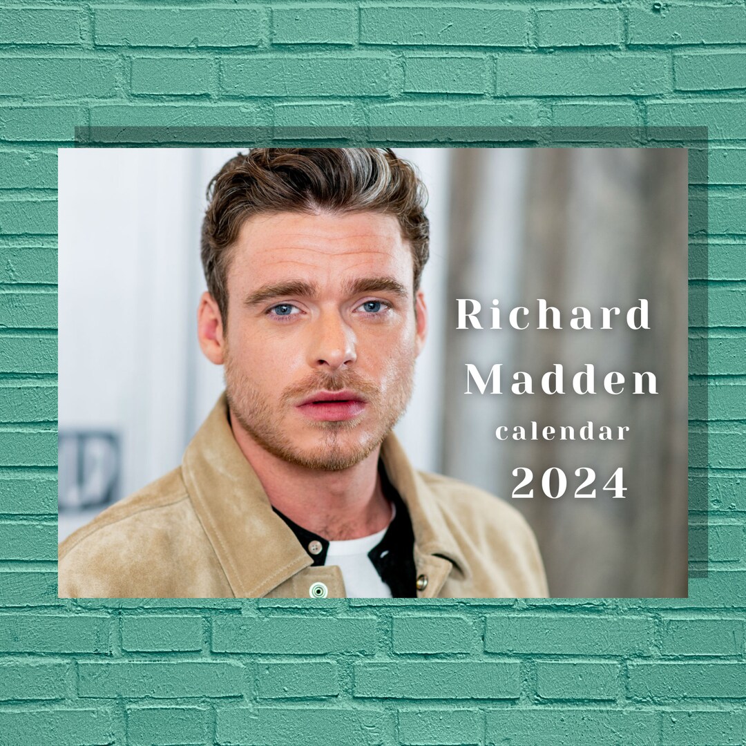 Richard Madden 2024 Calendar Etsy