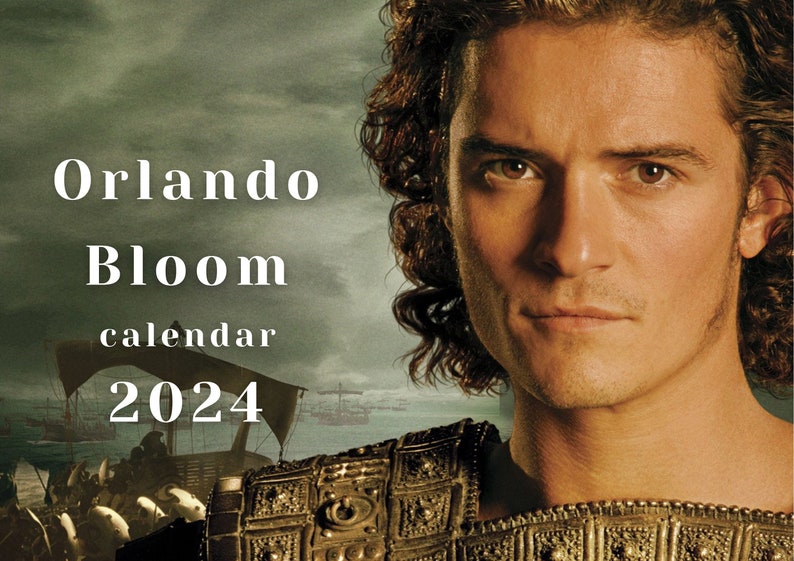 Orlando Bloom 2024 Calendar Printable Etsy Portugal