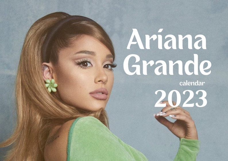 Ariana Grande 2023 Calendar Etsy