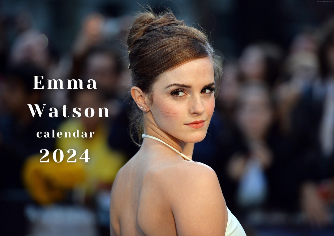 Emma Watson 2024 Calendar Printable Etsy Australia