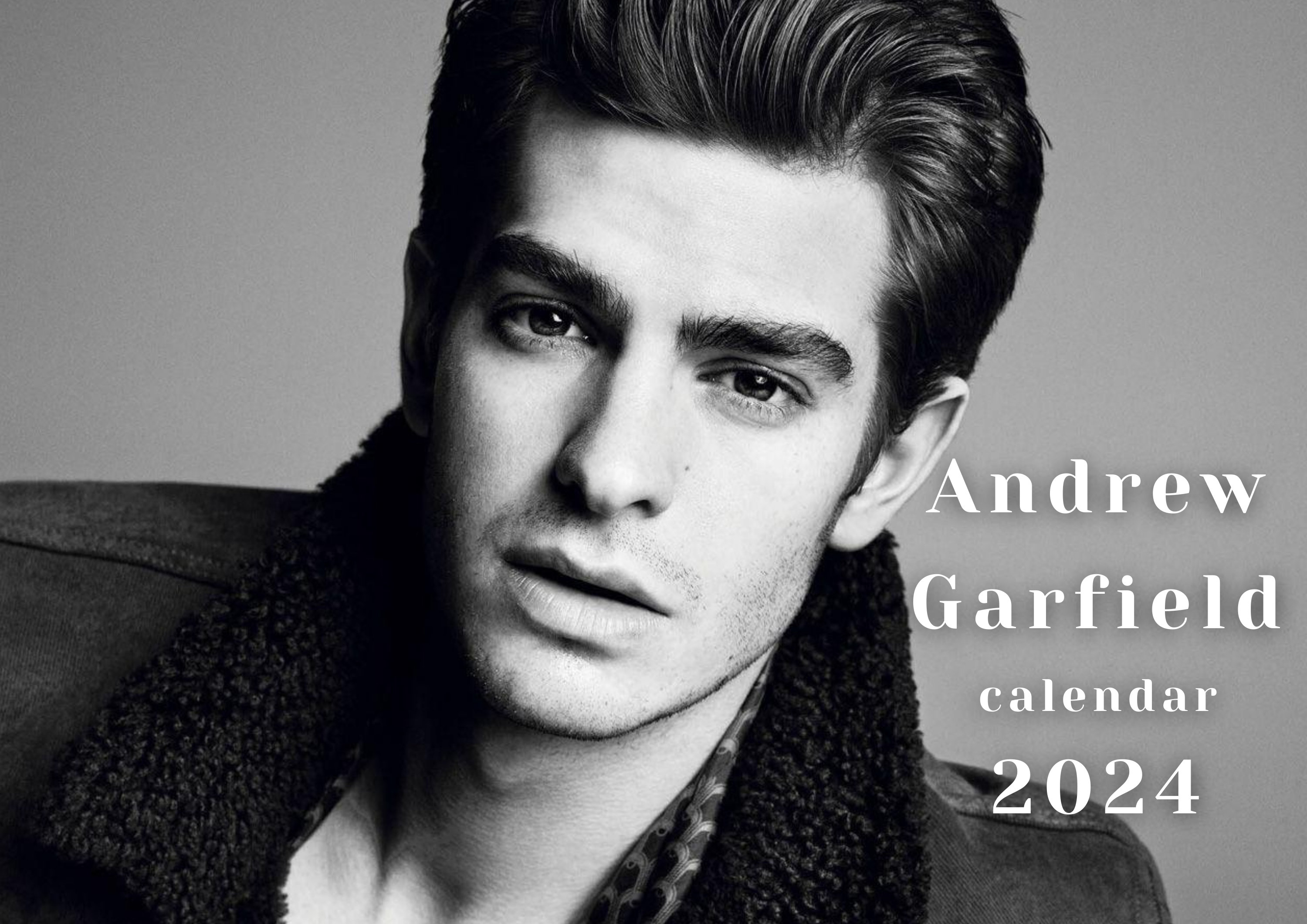 Andrew Garfield 2024 Calendar Printable Etsy