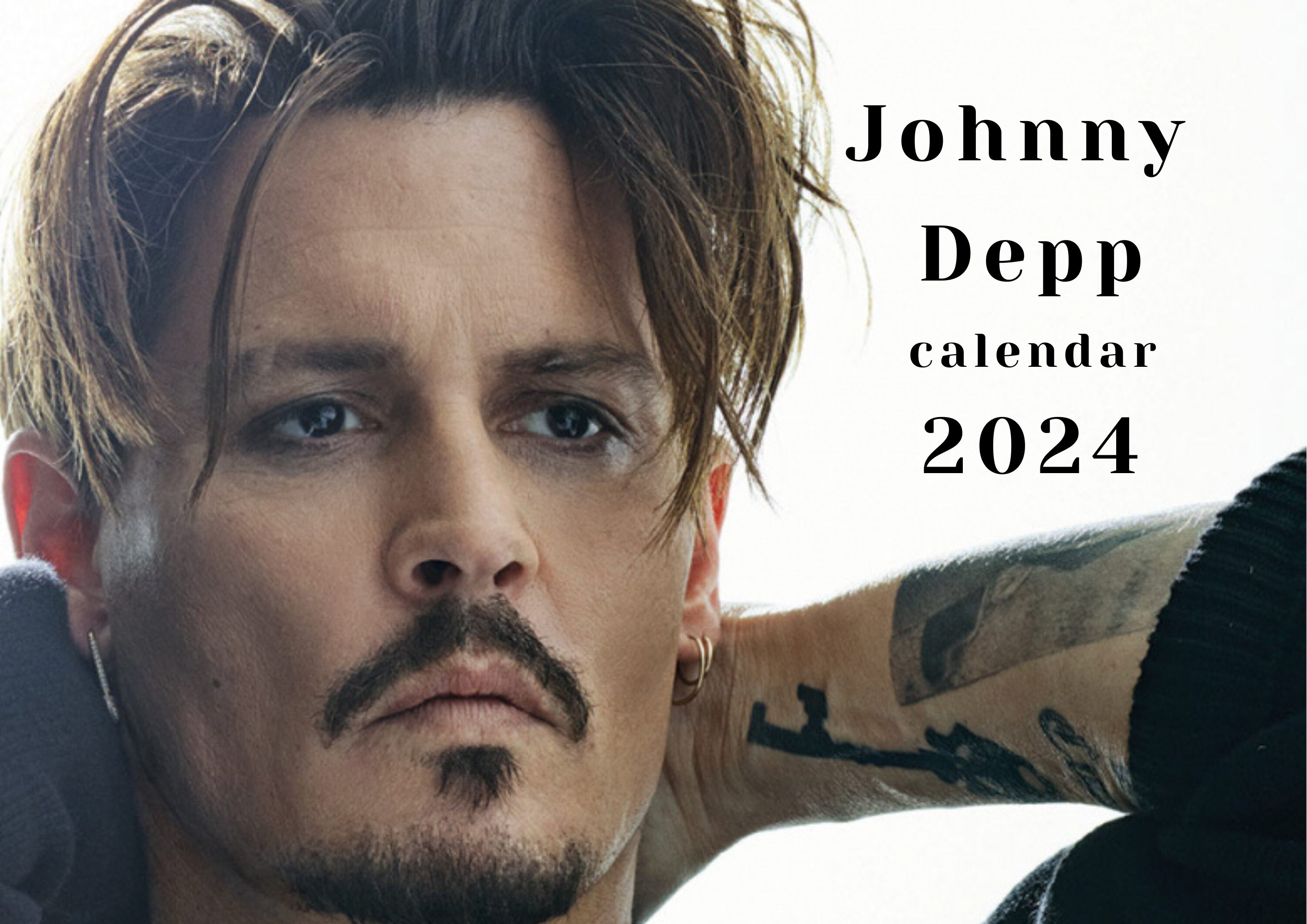 Johnny Depp Kalender 2024 zum Ausdrucken Etsy.de