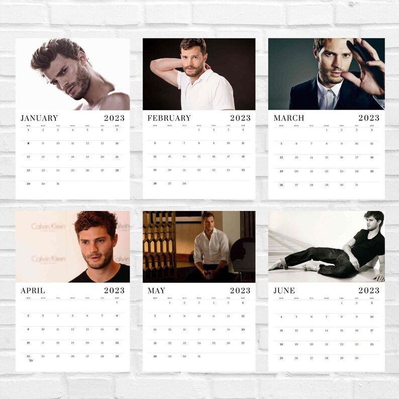 Jamie Dornan 2023 Calendar - Etsy