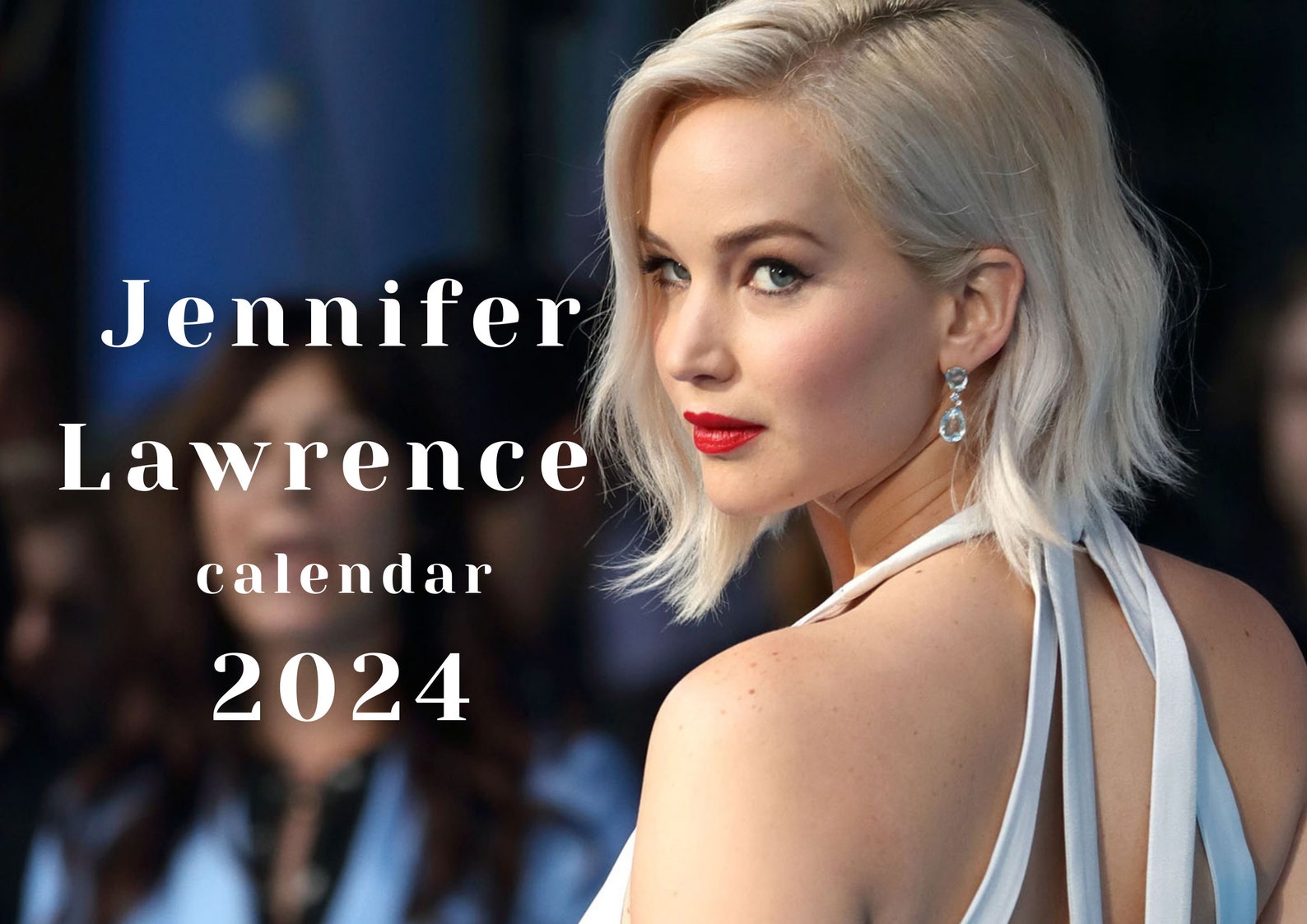 Jennifer Lawrence 2024 Calendar Printable Etsy