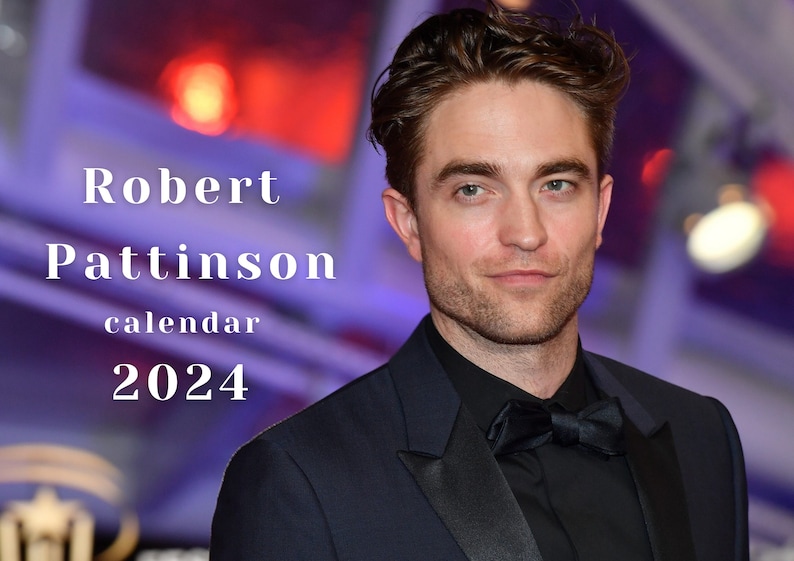 Robert Pattinson 2024 Calendar Etsy