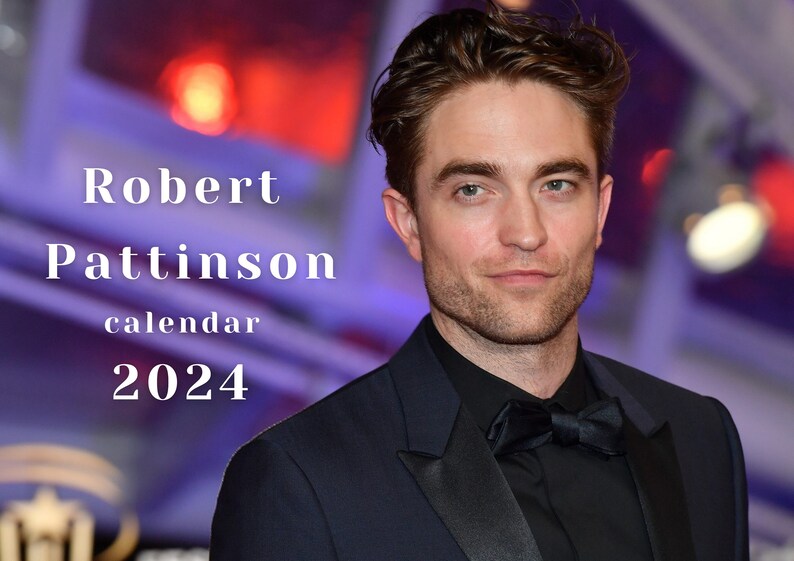 Robert Pattinson 2024 Calendar Printable Etsy