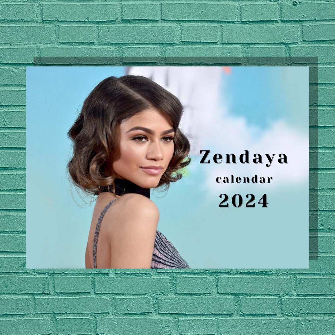Zendaya 2024 Calendar Etsy