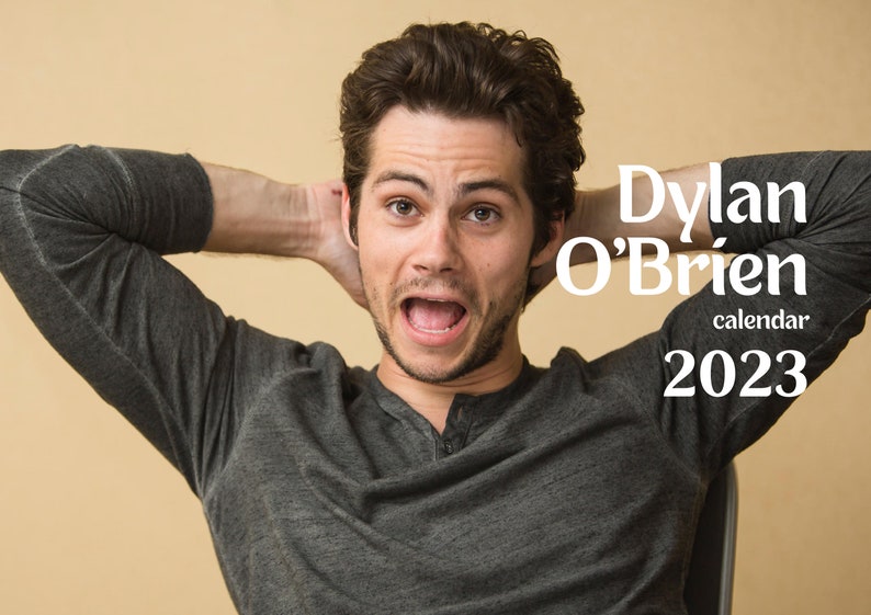 Dylan O'brien 2023 Calendar Printable Etsy