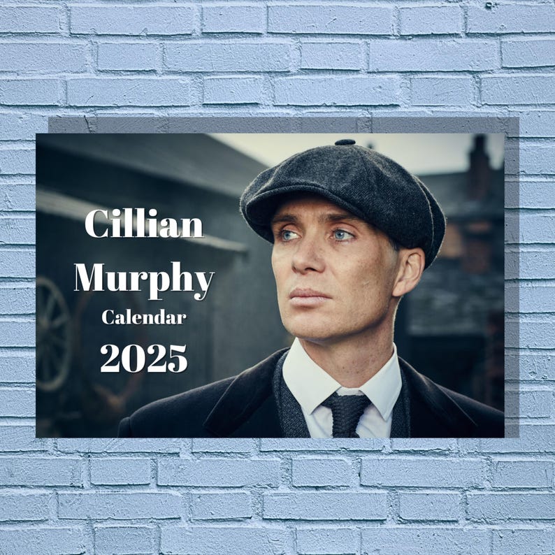 Cillian Murphy 2025 Calendar Etsy