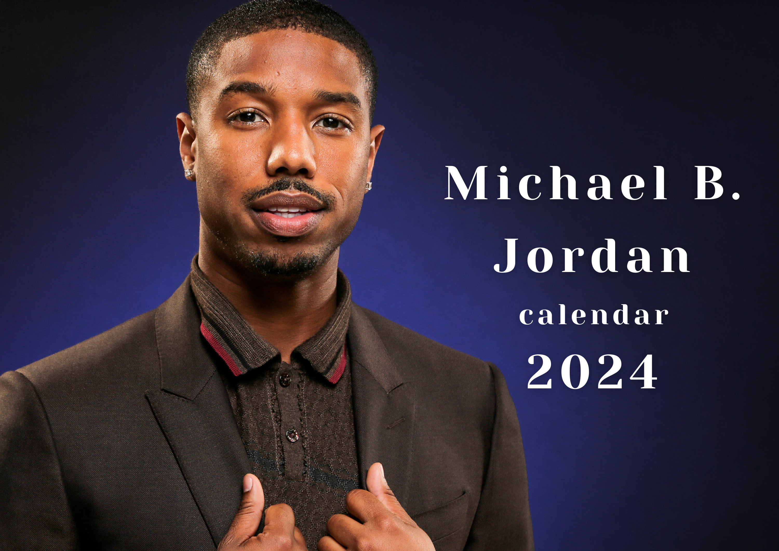 Michael B. Jordan 2025 Calendar Etsy