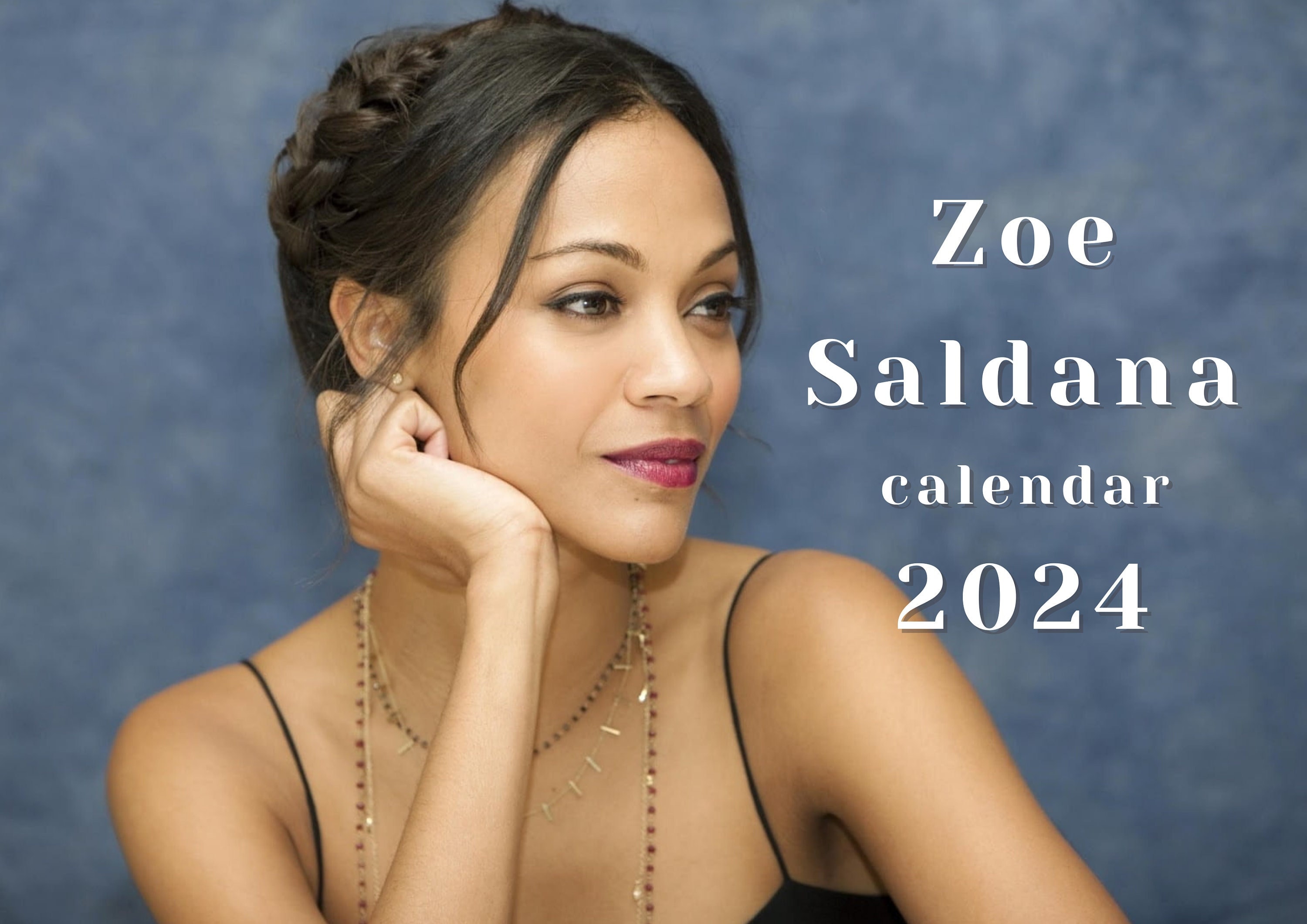 Zoe Saldana 2024 Calendar - Etsy