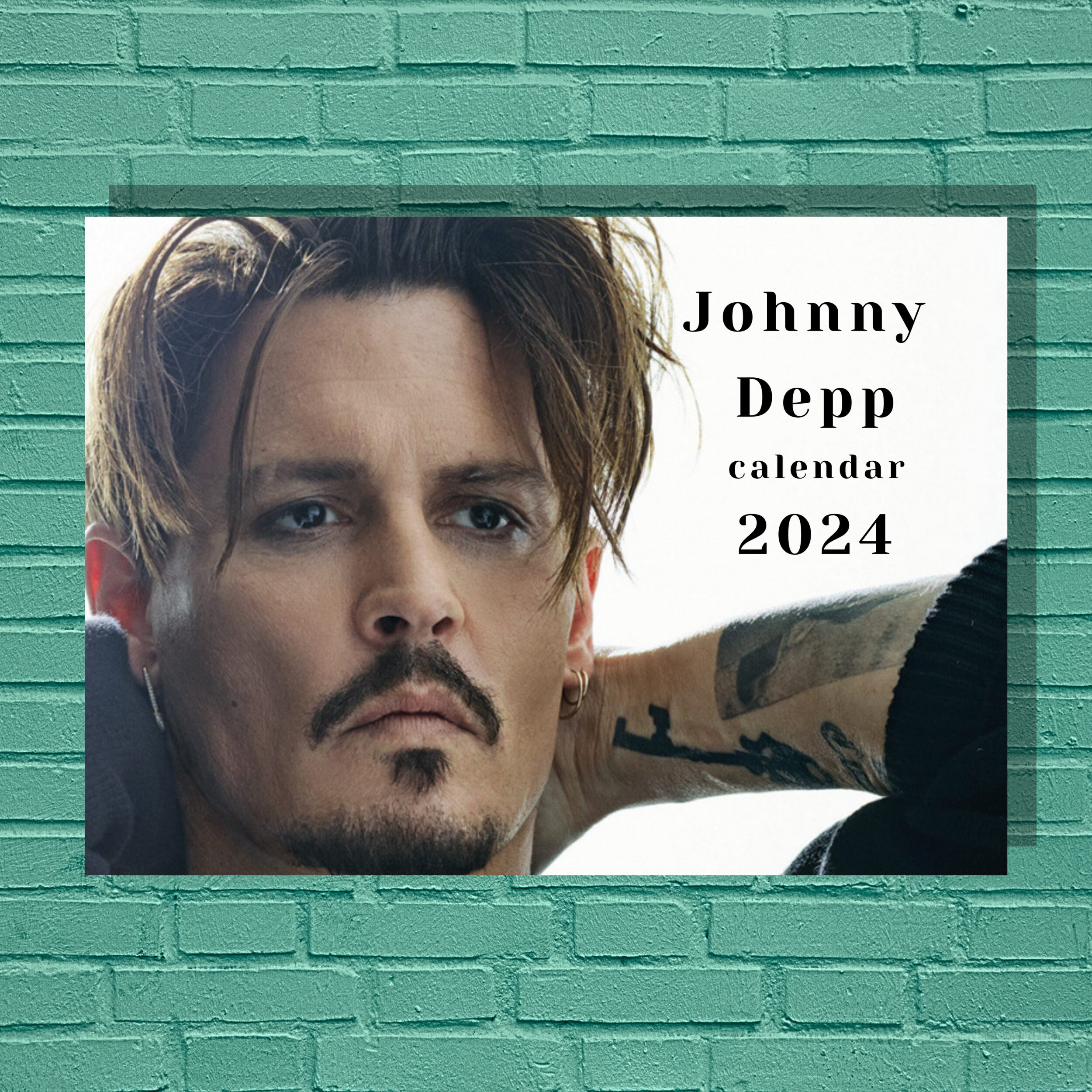 Johnny Depp 2025 Calendar Etsy