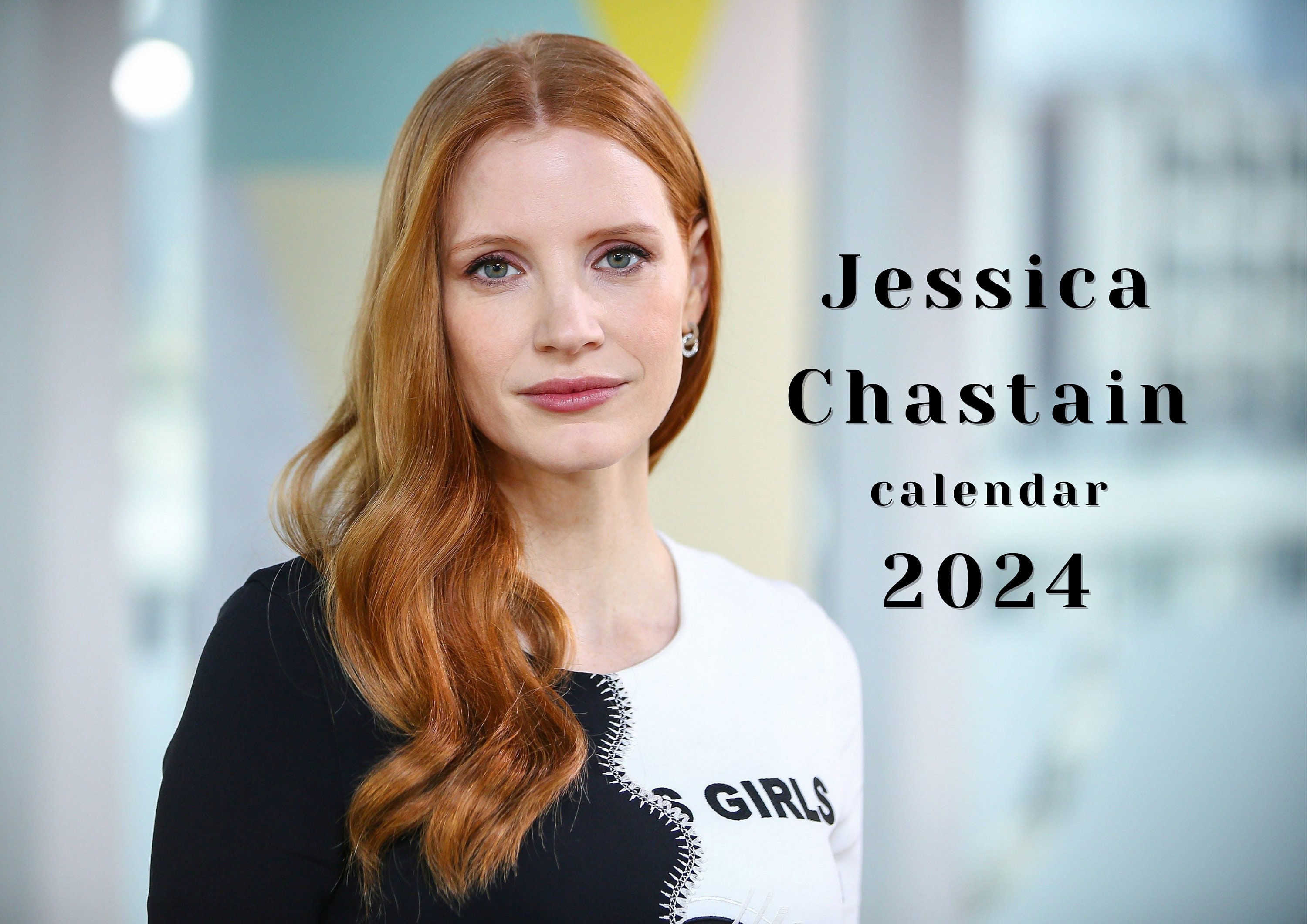 Jessica Chastain 2024 Calendar Printable - Etsy Portugal