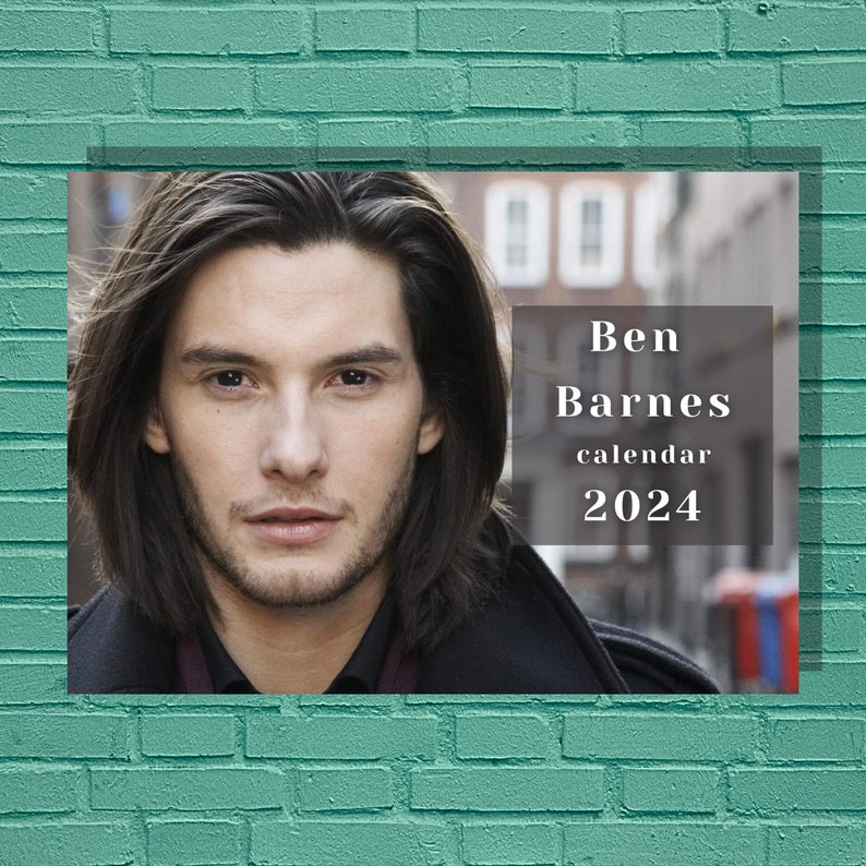 Ben Barnes 2024 Calendar Etsy