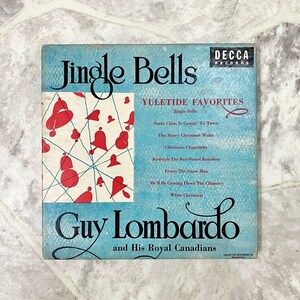 Vintage 1952 Guy Lombardo Jingle Bells Set Of 4 Yuletide Favorites Christmas Music 45s