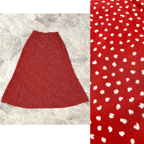 Vintage 80s / 90s Abstract Speckled High Waist Skirt