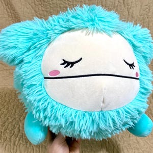Squishmallows 18&quot; Large Plush Joelle Teal Bigfoot Sleepamallows Plushie