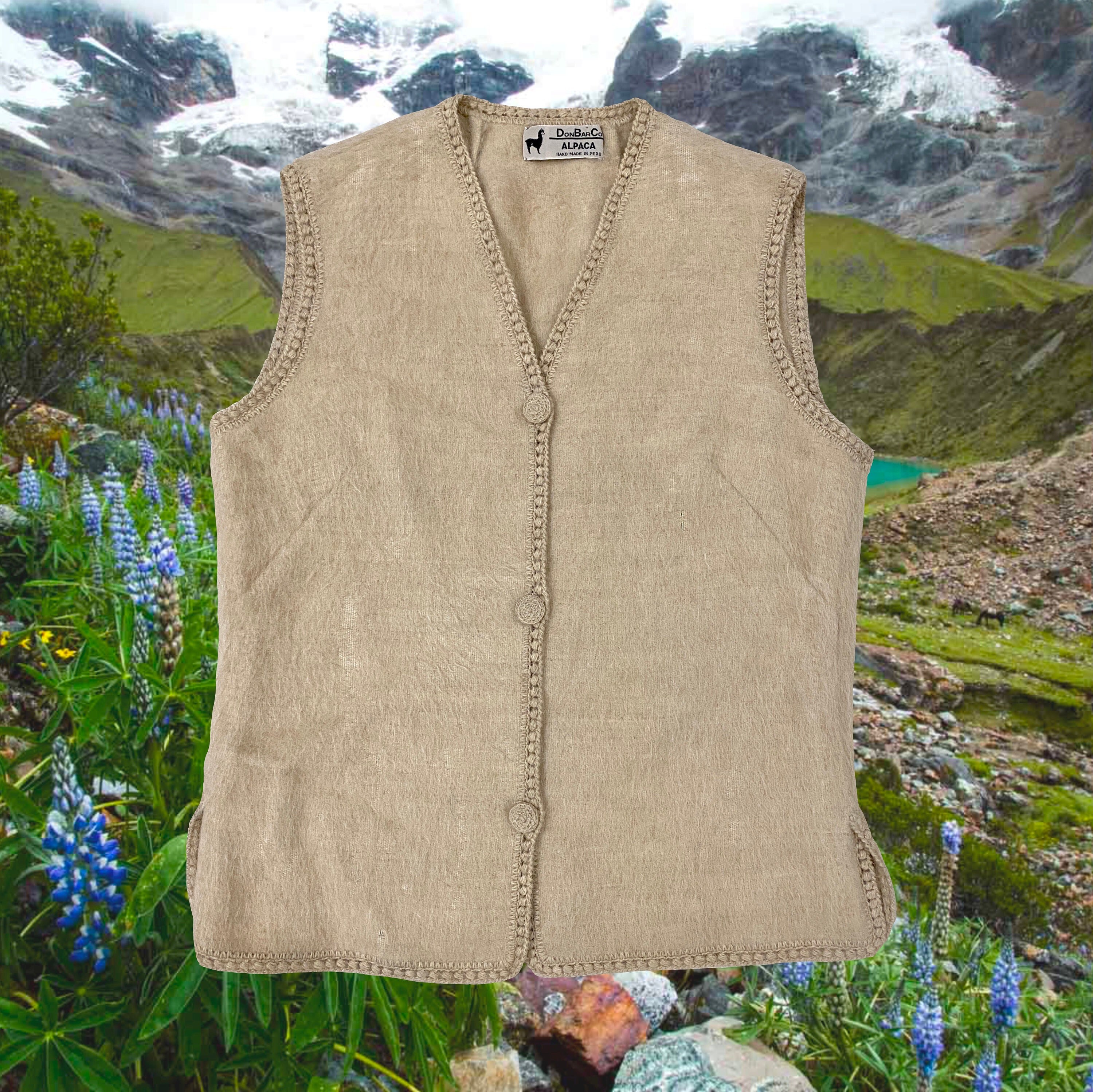 送料無料キャンペーン?】 70s〜 Vintage Handmade Ethnic Alpaca Vest