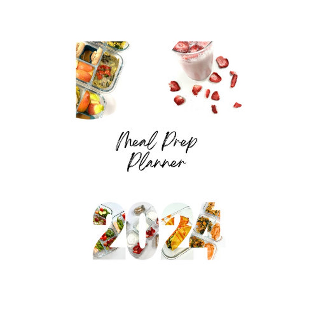 2024 Meal Prep Planner Etsy