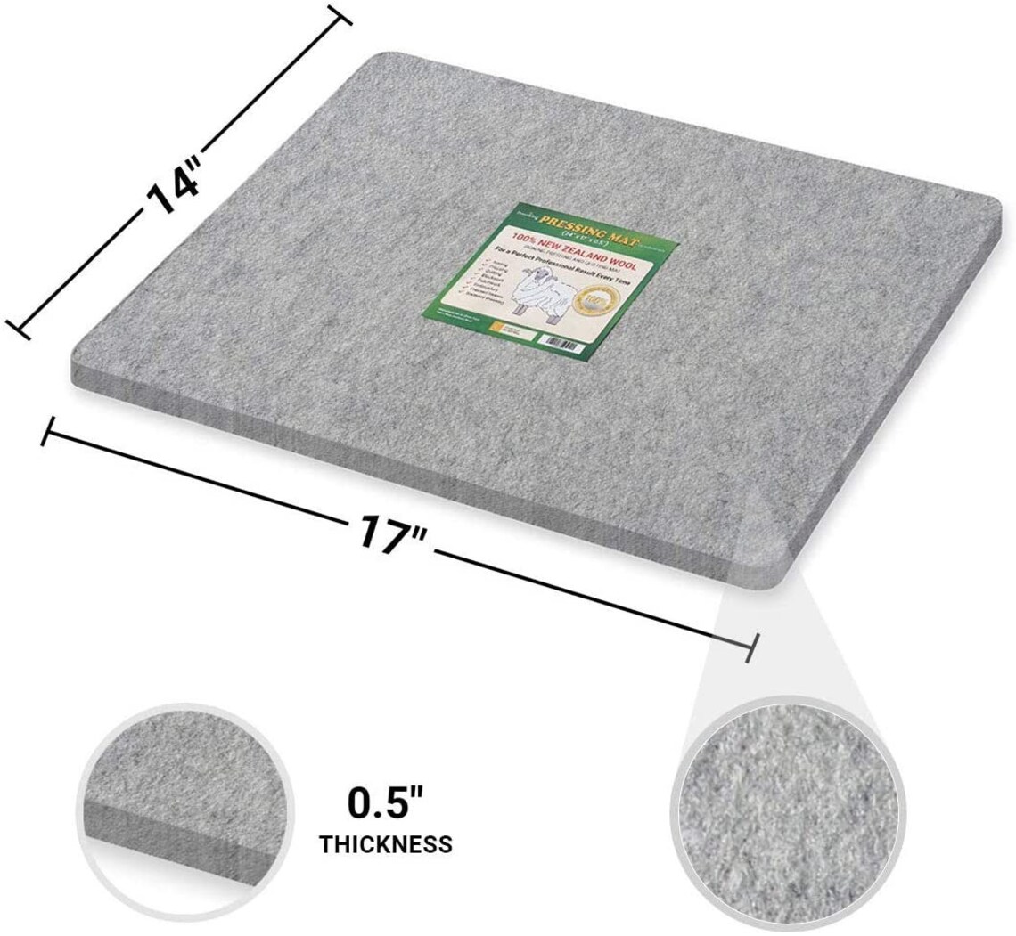 100 Wool 17in x 14in Felted Wool Pressing Mat for Quilting Etsy