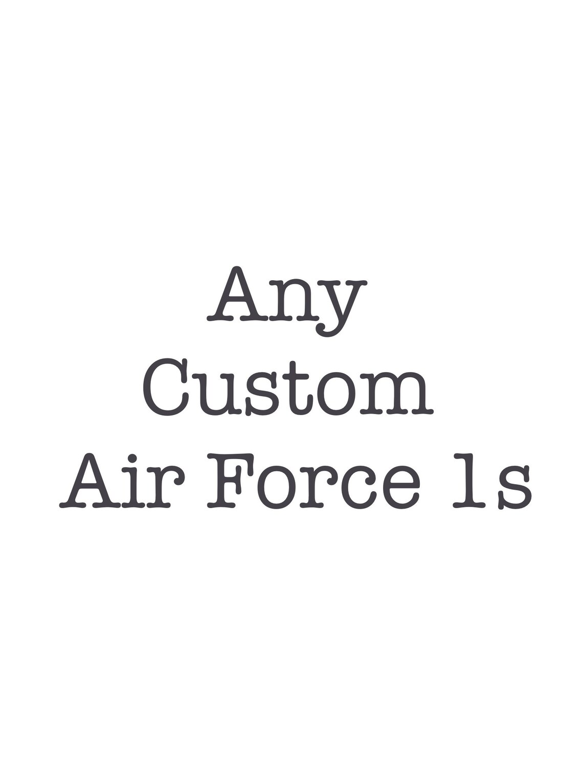 custom air force 1 youth