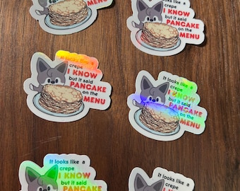 Kpop Stay Pancake Crepe Wolf sticker