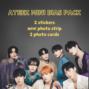 Ateez Kpop mini bias pack
