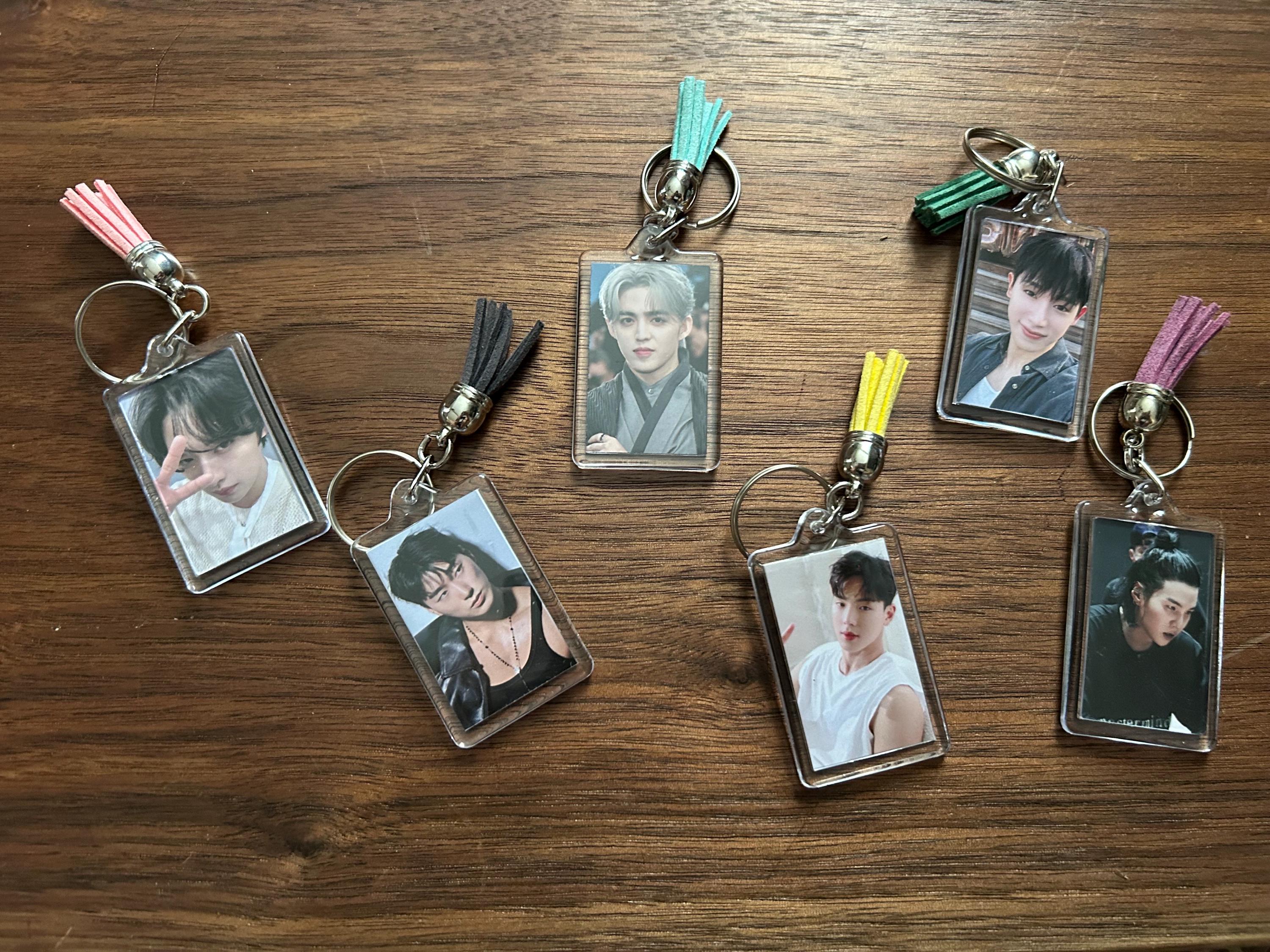 Idol Keychains Kpop Idol Custom Photo Keychains ANY IDOL - Etsy